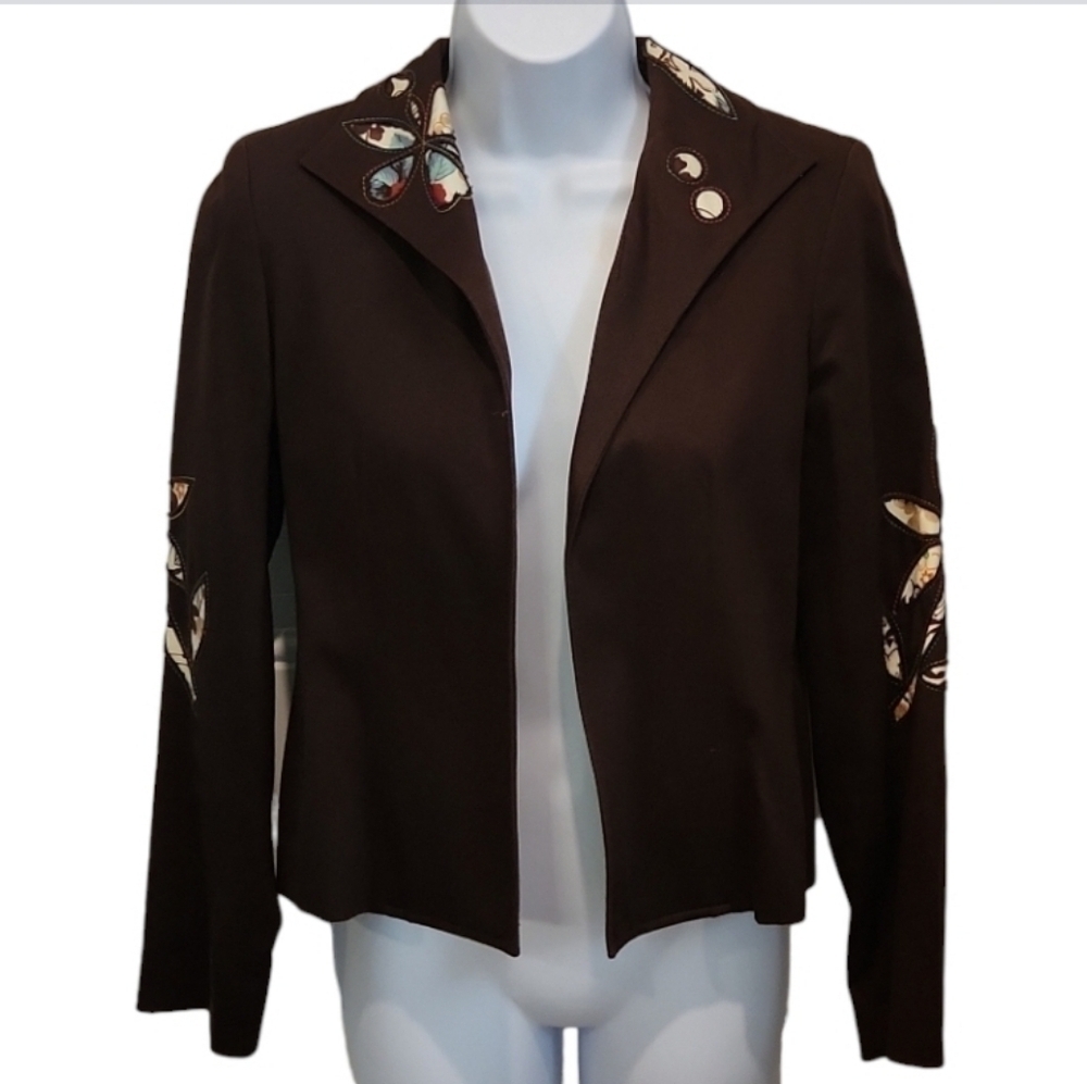 Harve Benard Luxury Floral Detail Jacket